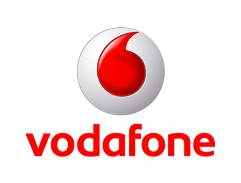 Vodafone Logo für Aumago