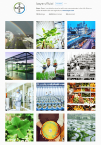 Instagram B2B Marketing Bayer
